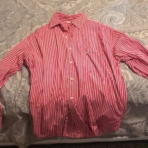 Alex Cannon pinkish red dress button up